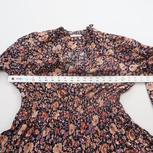 Ulla Johnson Liv Mini Dress Midnight Floral Size 8 - Picture 9 of 10